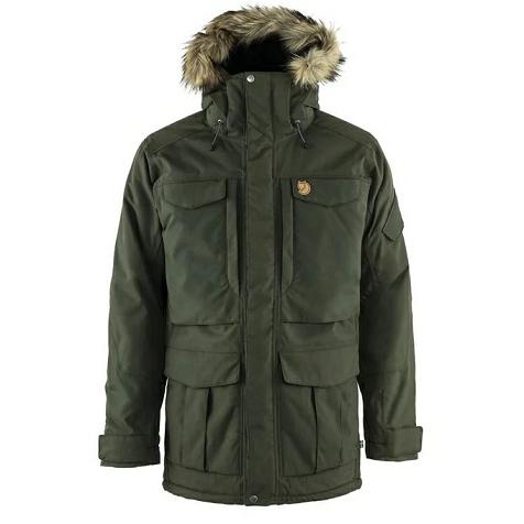 Fjallraven Nuuk Parkas Green Singapore For Men (SG-128003)